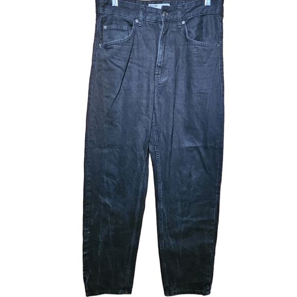 Black 90s Wide Jeans Size 30 - Picture 1 of 4